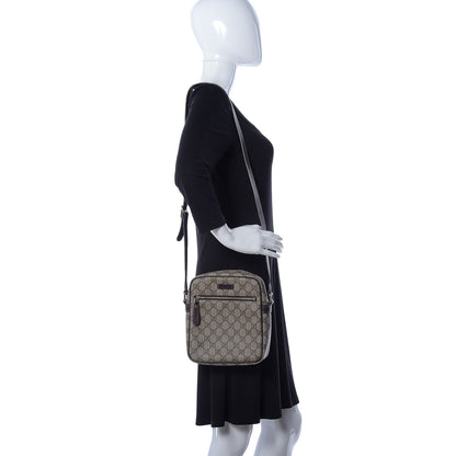 Gucci GG Plus Monogram Messenger Bag Dark Brown 2 of 13