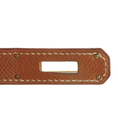 Hermes Courchevel Kelly Retourne 32 Gold 8 of 26