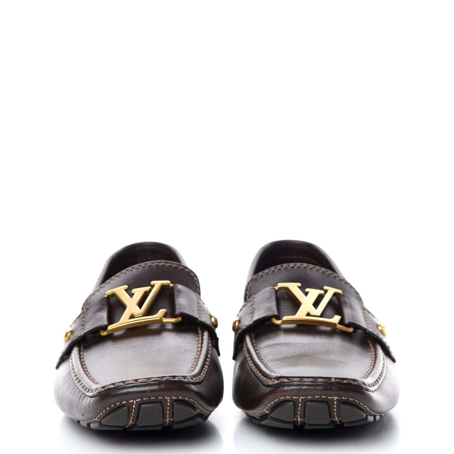 Calfskin Monte Carlo Moccasin Loafers 7 Cacao Brown