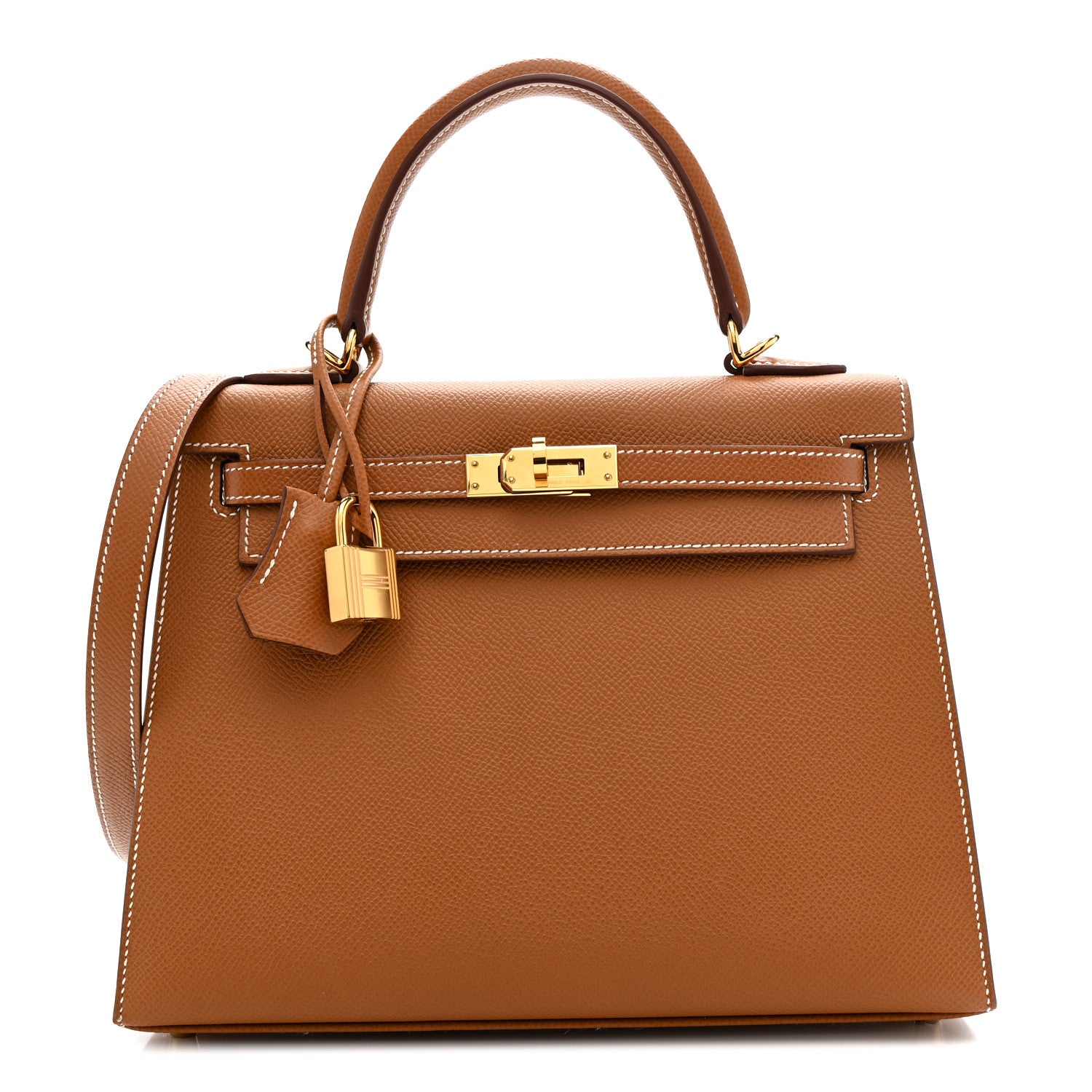 Hermes Epsom Kelly Sellier 25 Gold 1 of 11