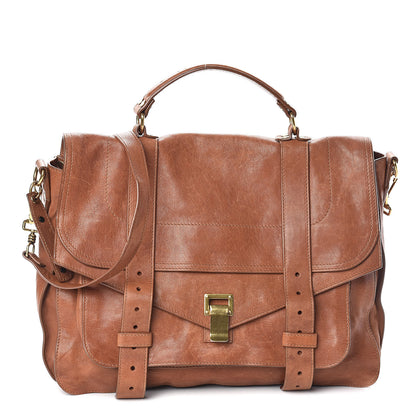 Proenza Schouler Lambskin Large PS1 Satchel Birch 1 of 9