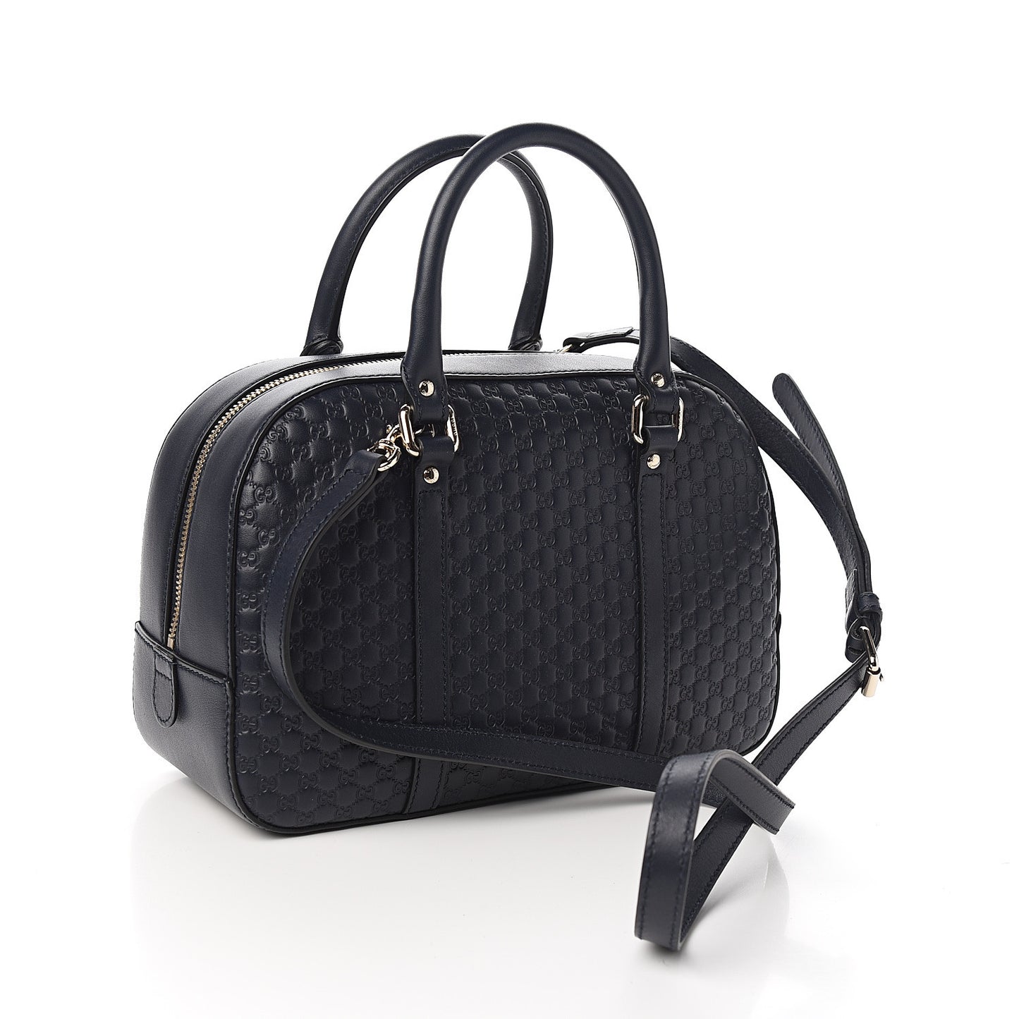 Microguccissima Medium Crossbody Bag Blue