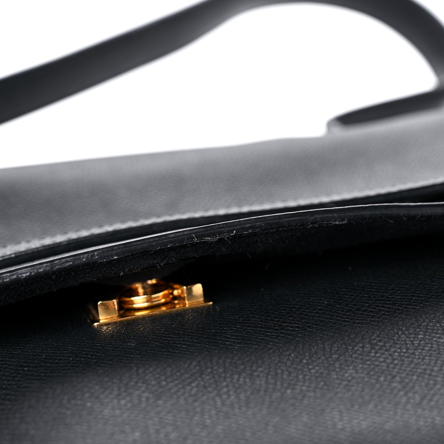 Grained Calfskin Small Belt Bag Black
