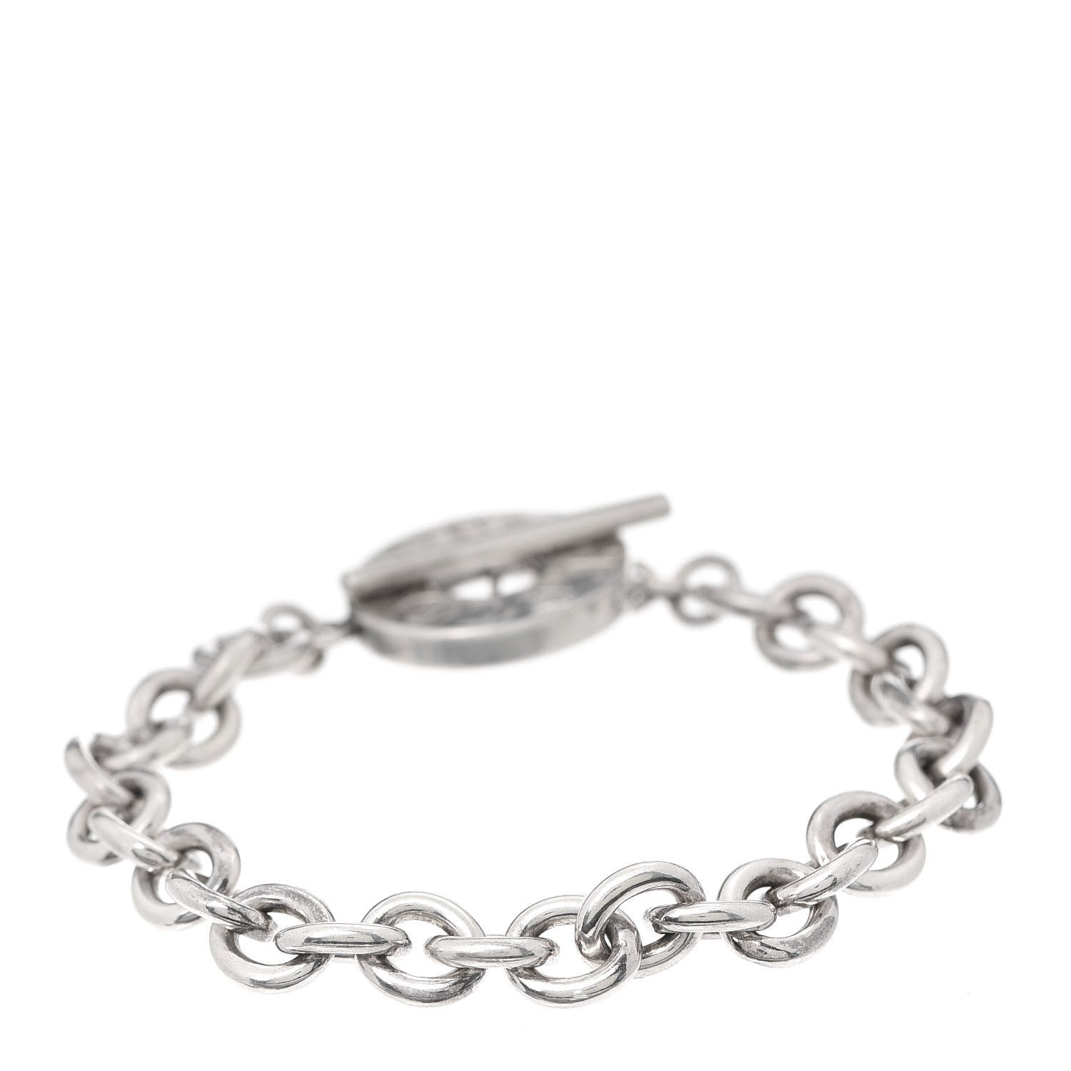 Tiffany Sterling Silver 1837 Toggle Bracelet 3 of 4