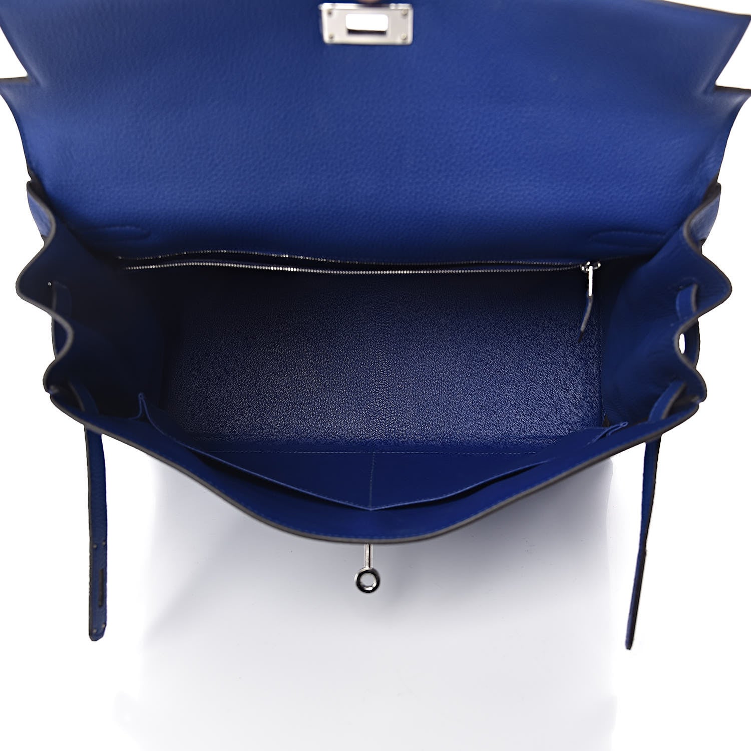 Hermes Togo Kelly Retourne 35 Bleu Electrique 5 of 42