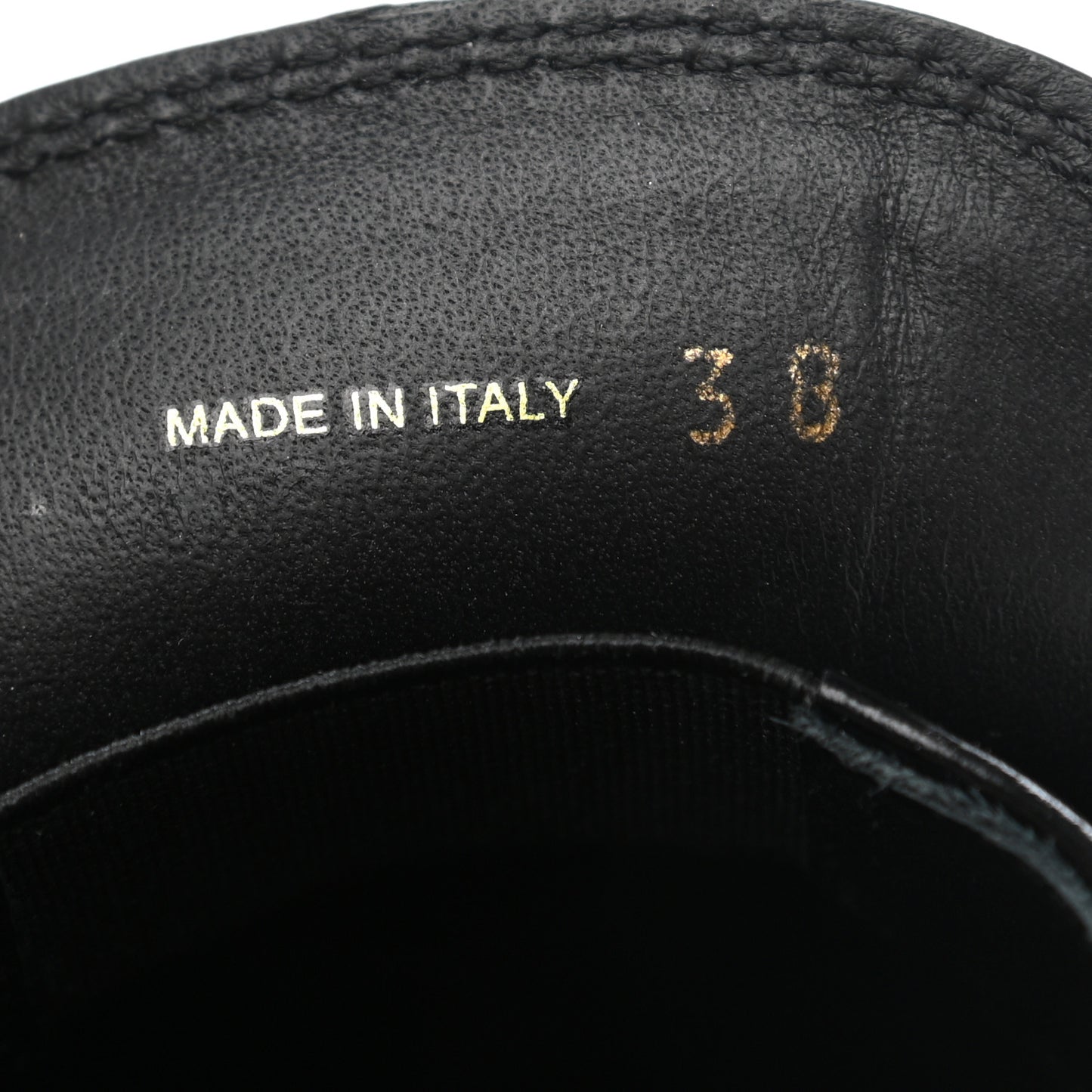 Spazzolato Metal Triangle Logo 50mm Loafers 38 Black