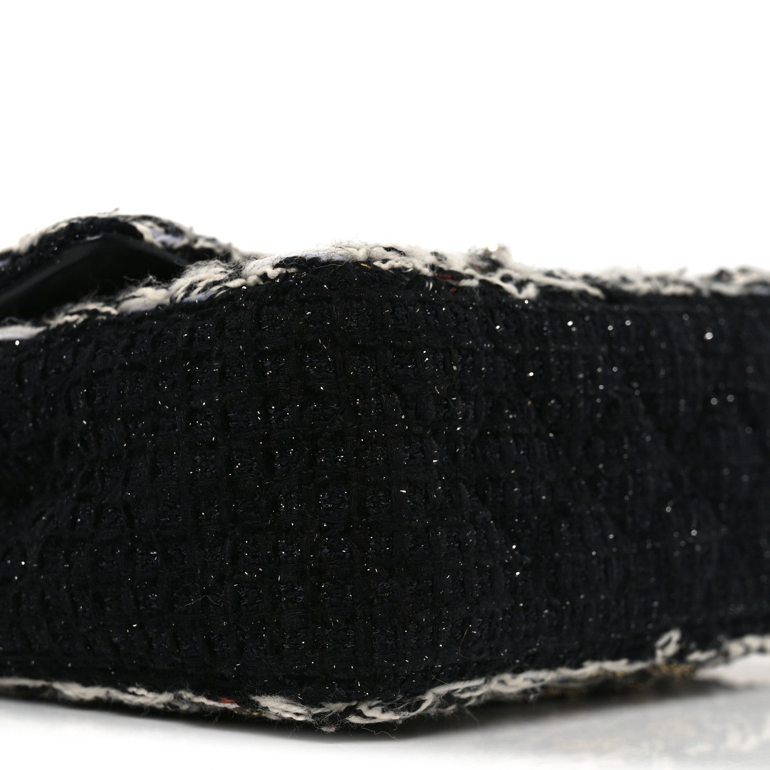 Chanel Tweed Braided Mini Rectangular Flap Black 9 of 11