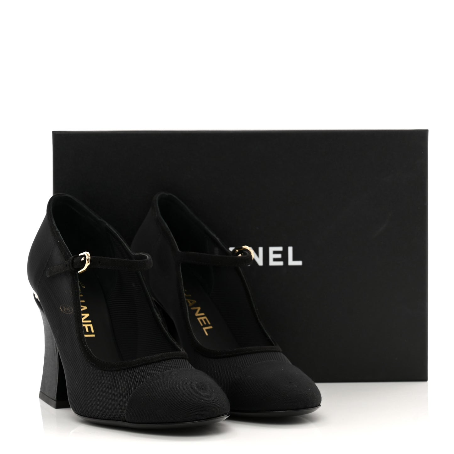Mesh Suede Grosgrain Pearls Cap Toe Open Slingback Pumps 37 Black
