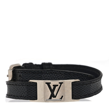 Louis Vuitton Damier Graphite Sign It Bracelet 1 of 4