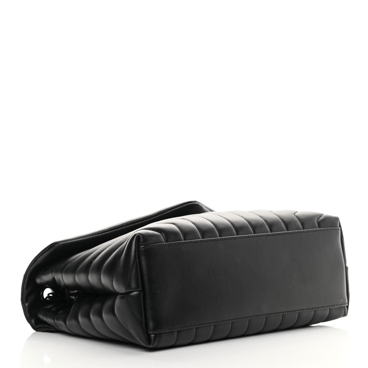 Saint Laurent Calfskin Y Quilted Monogram Medium Loulou Chain Satchel Black 4 of 17