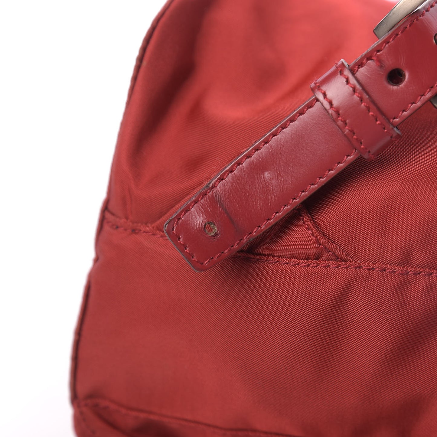 Nylon Vela Small Backpack Rosso