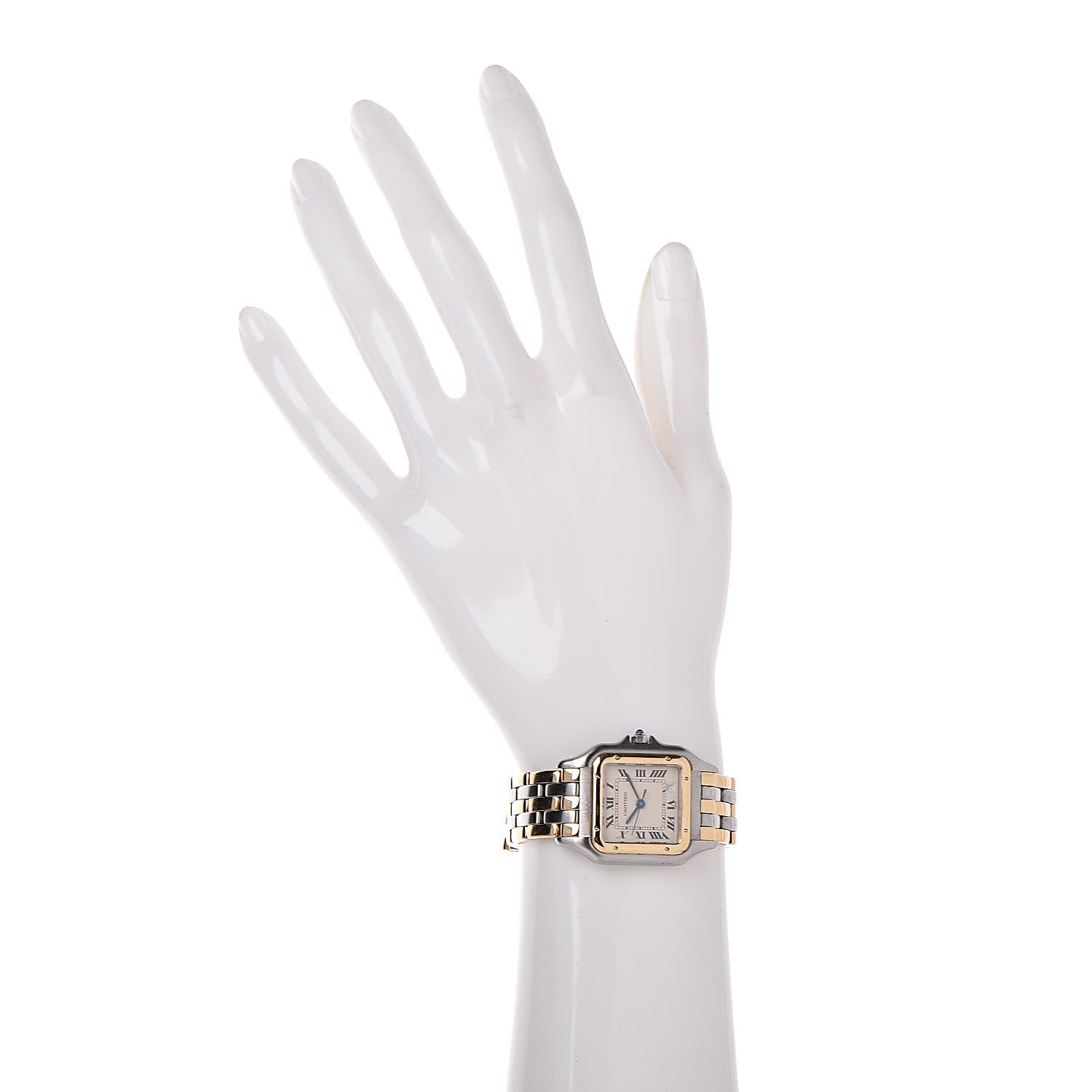 Cartier Stainless Steel 18K Yellow Gold 27mm Panthere Quartz Watch 2 of 6
