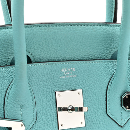 Hermes Togo BIRKIN 30 Bleu Atoll 6 of 18