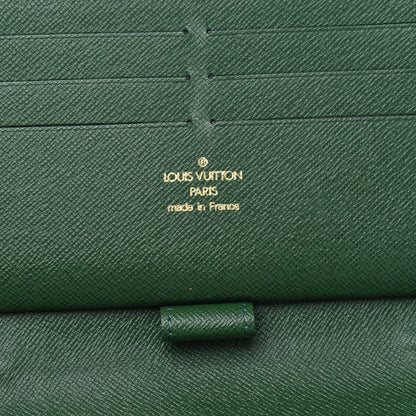 Louis Vuitton Monogram Groom Zippy Organizer Wallet Green 6 of 10