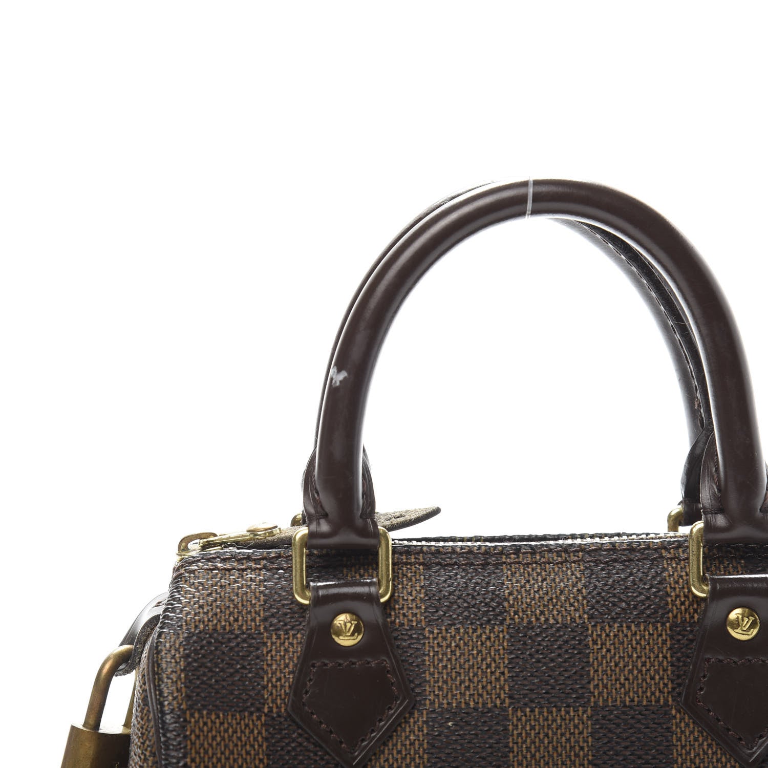 Louis Vuitton Damier Ebene Mini Sac HL Speedy 10 of 15