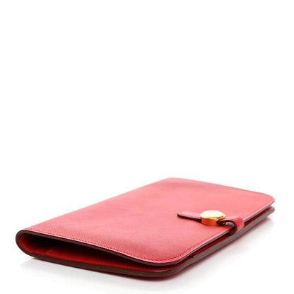 Hermes Swift Dogon Duo Wallet Rouge Casaque 5 of 7