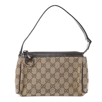 Gucci Monogram D Ring Cosmetic Case Brown 1 of 6