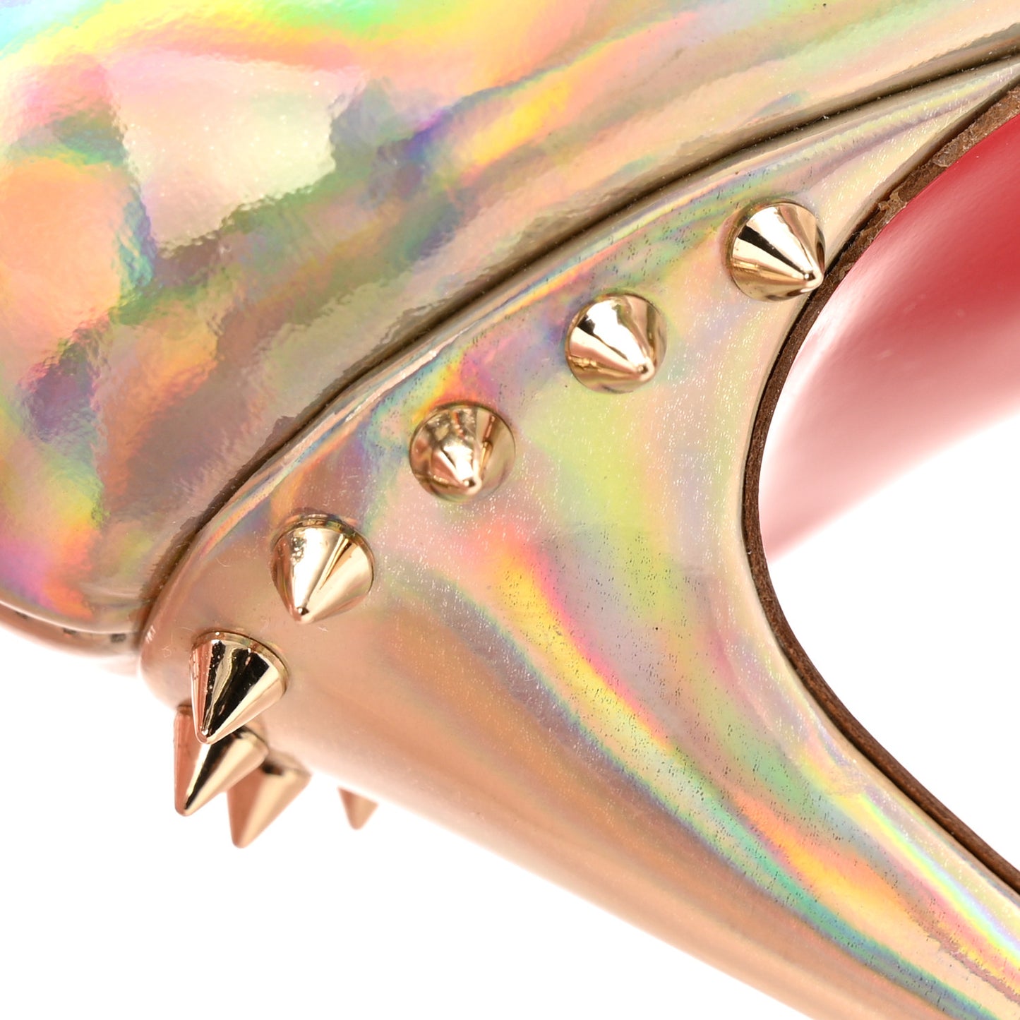 Metallic Patent Psychic Anjalina 85 Pumps 36 Platine