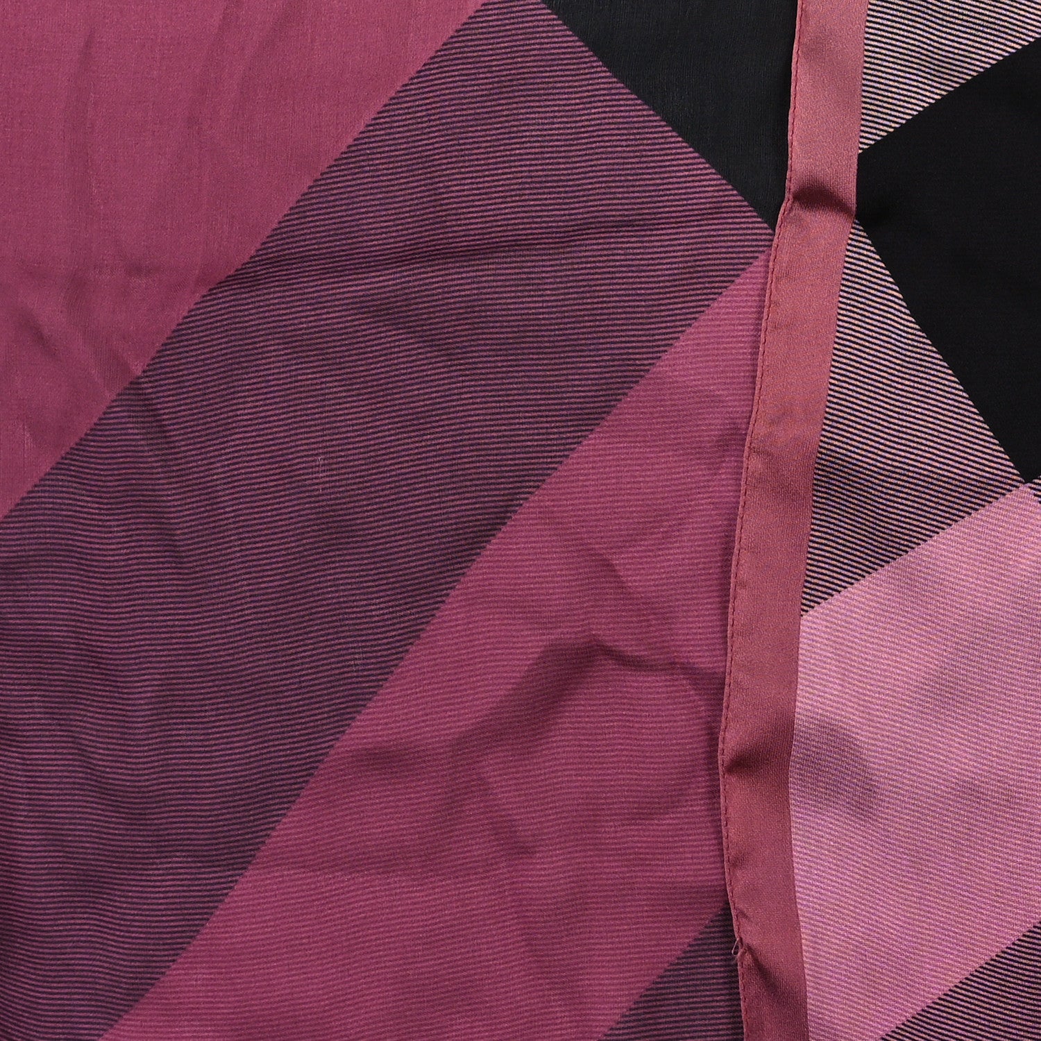 Burberry Silk Mega Check Scarf Ash Rose 4 of 4