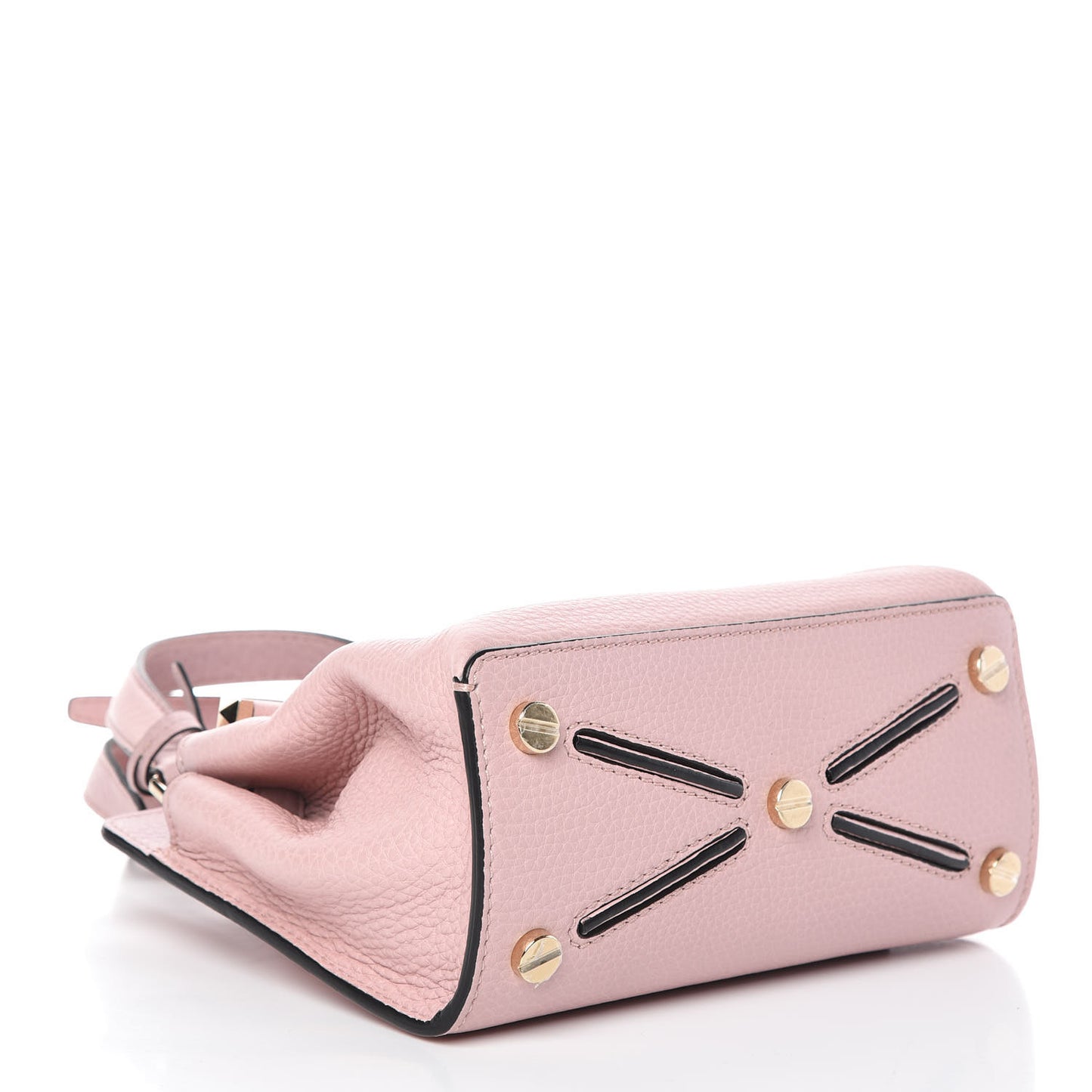 Pebbled Calfskin Small Joylock Satchel Loto