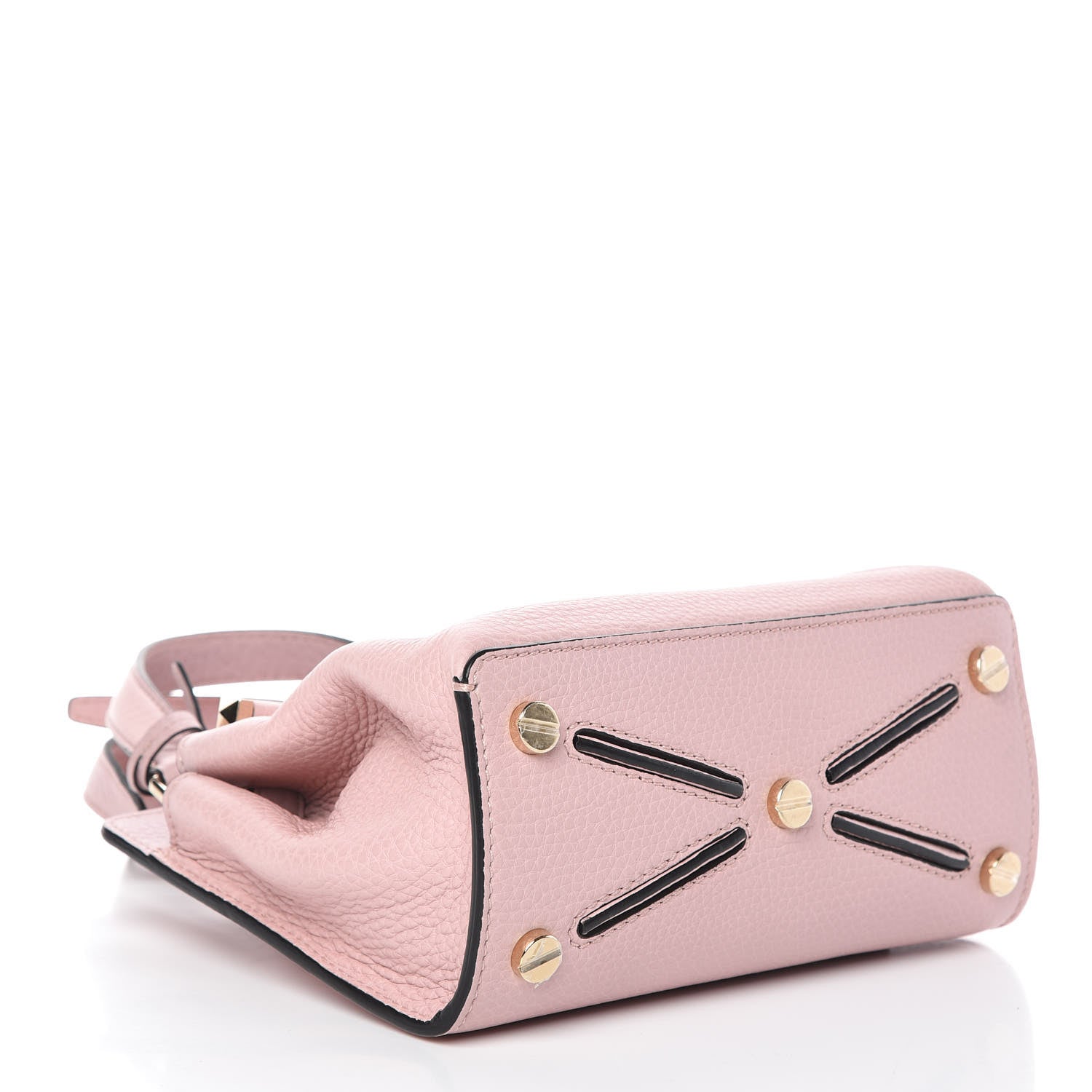 Valentino Garavani Pebbled Calfskin Small Joylock Satchel Loto 4 of 9