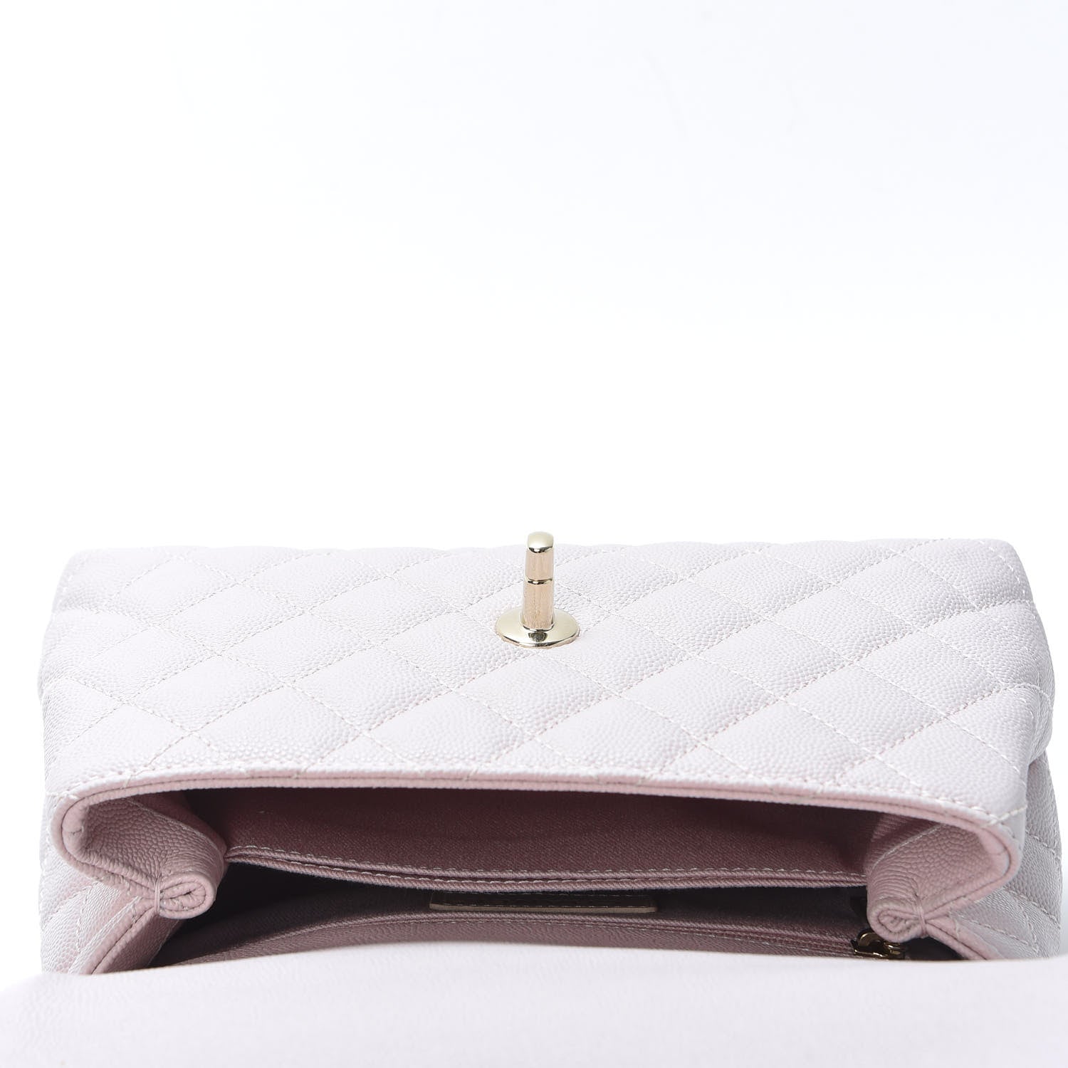 Chanel Caviar Quilted Mini Coco Handle Flap Lilas Lilac 4 of 10