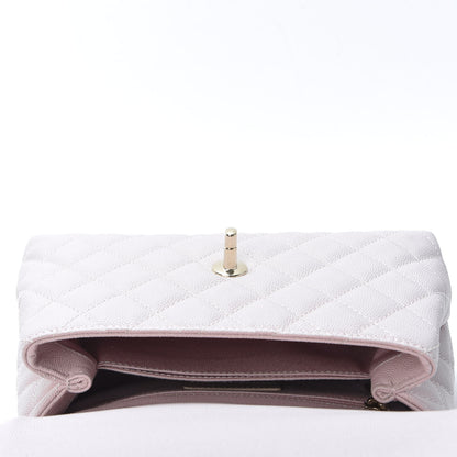 Chanel Caviar Quilted Mini Coco Handle Flap Lilas Lilac 4 of 10