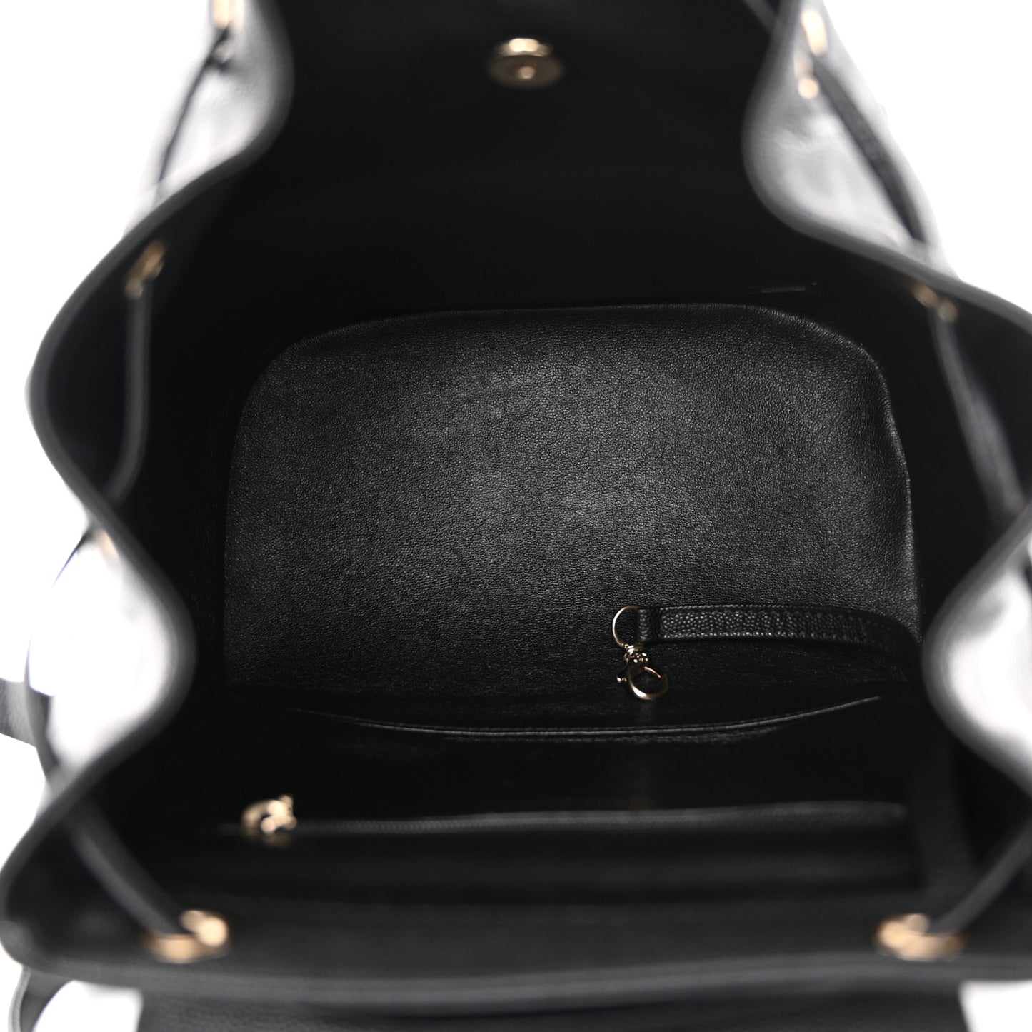 Caviar Quilted Business Affinity Backpack Black