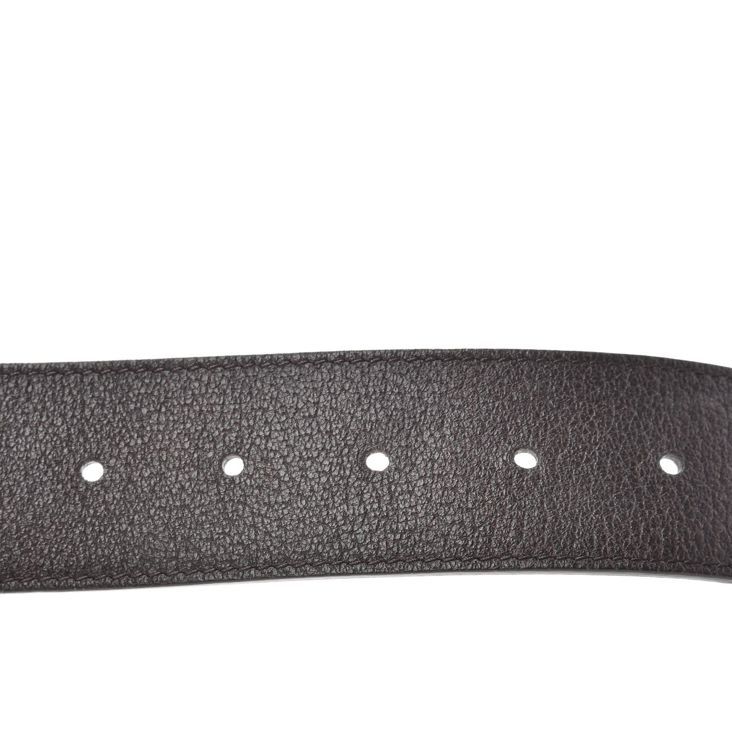 Gucci Nylon Textured Calfskin Double G Web 40mm Belt 85 34 Green Red Dark Cocoa 6 of 8