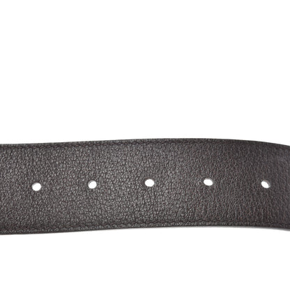 Gucci Nylon Textured Calfskin Double G Web 40mm Belt 85 34 Green Red Dark Cocoa 6 of 8