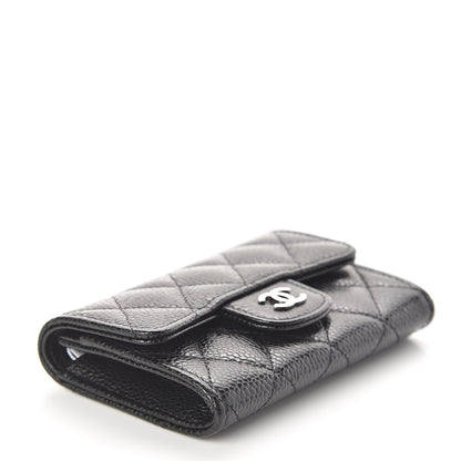 Chanel Caviar Quilted Flap Card Holder Black 4 of 9