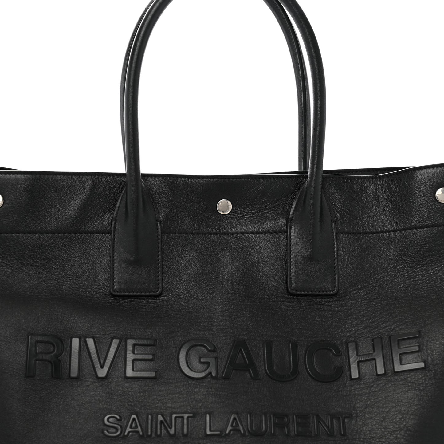 Vitello Rive Gauche Large Tote Black