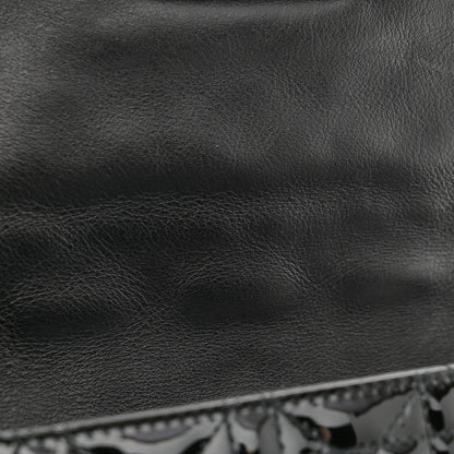 Christian Dior Patent Cannage New Lock Pouch Black 8 of 11