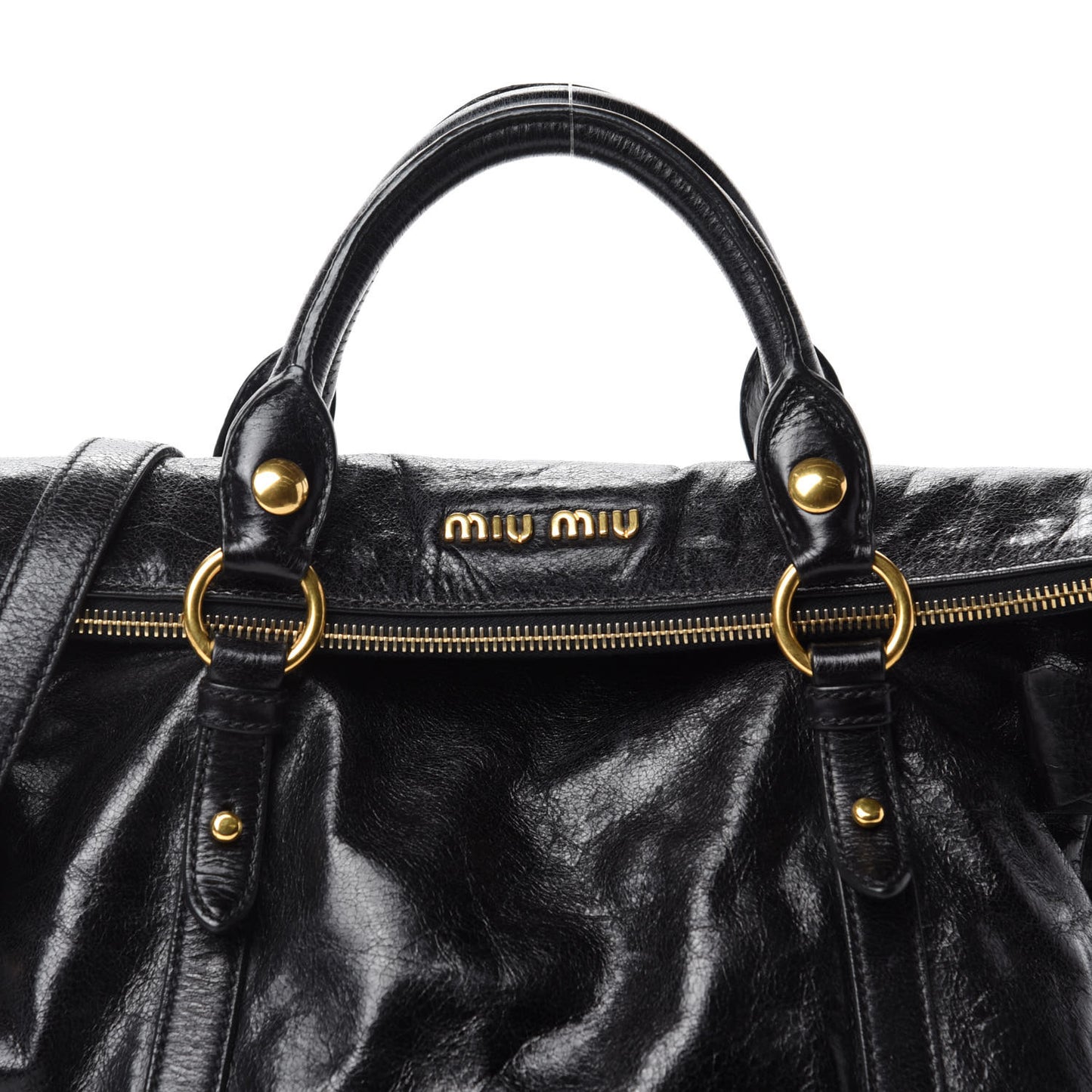 Vitello Lux Medium Bow Bag Black