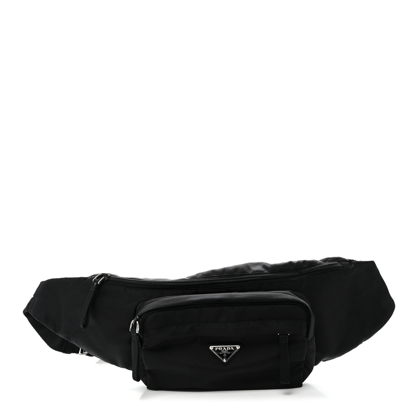 Tessuto Nylon Montagna Belt Bag Black