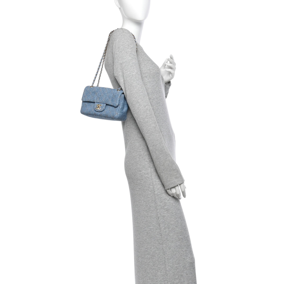 Chanel Denim Mini Souplissimo Flap Blue 2 of 11