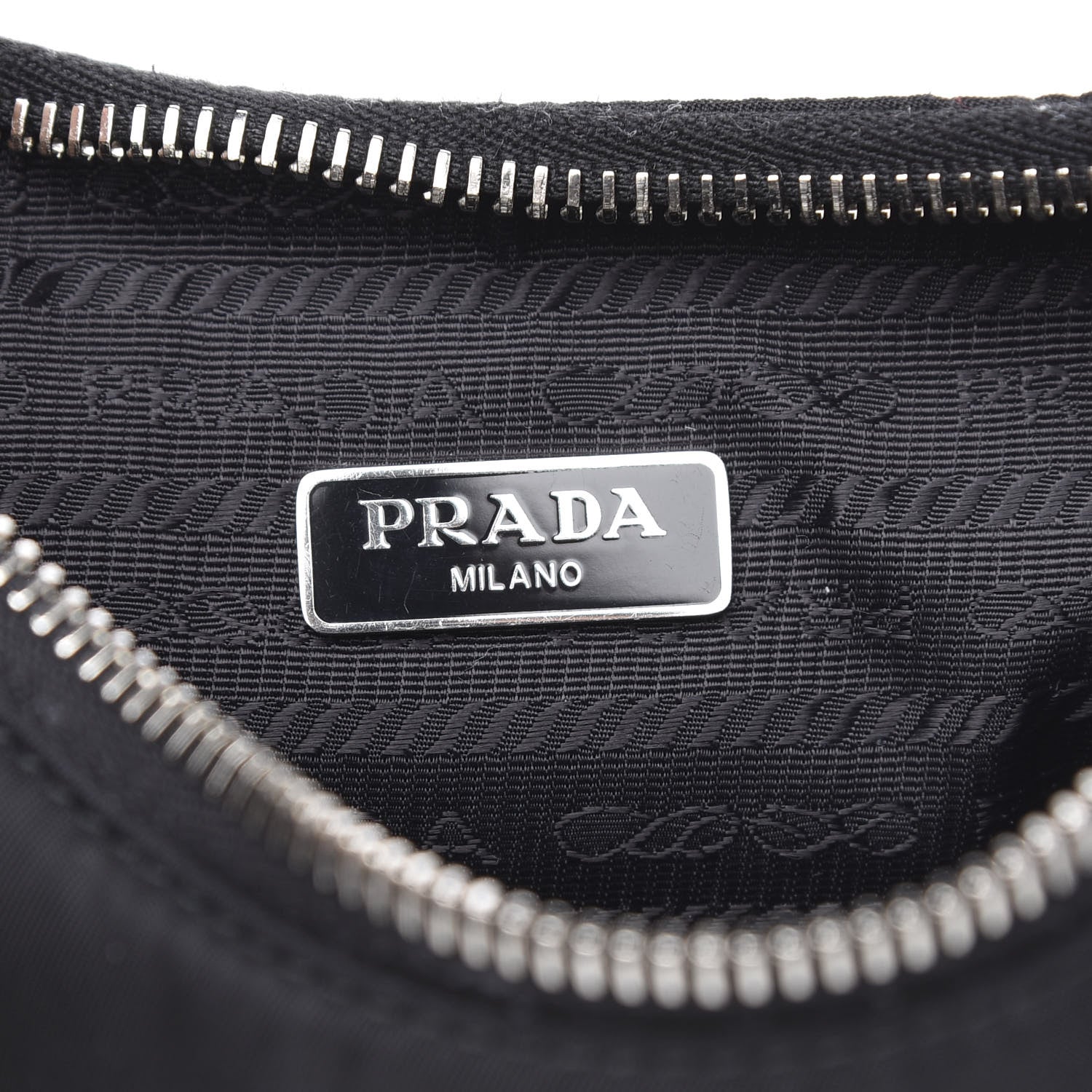 Prada Nylon Re-Edition 2005 Shoulder Bag Black 6 of 9