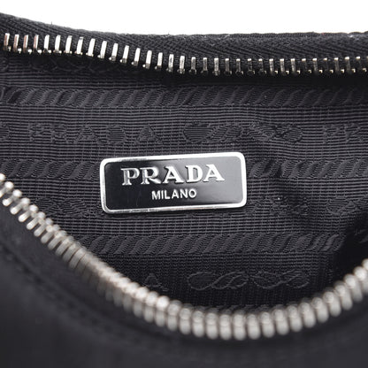 Prada Nylon Re-Edition 2005 Shoulder Bag Black 6 of 9