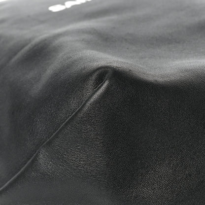 Saint Laurent Lambskin Teddy Drawstring Bag Black 7 of 8