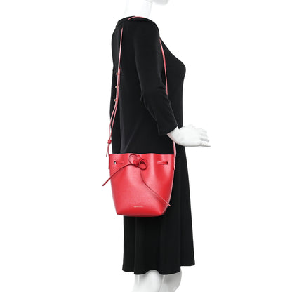 Mansur Gavriel Calfskin Mini Mini Bucket Bag Flamma 2 of 10