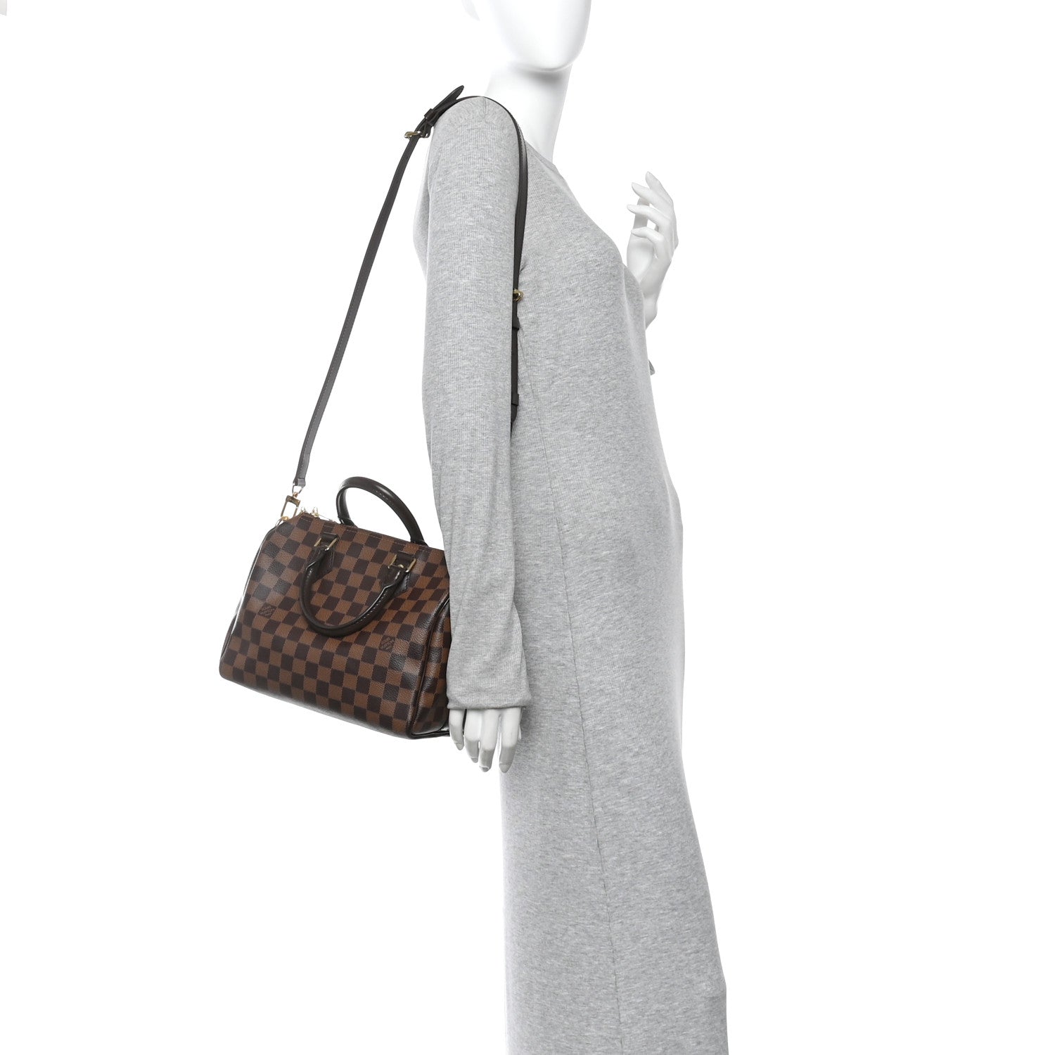 Louis Vuitton Damier Ebene Speedy Bandouliere 25 2 of 12