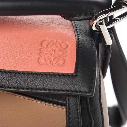 Loewe Calfskin Small Graphic Puzzle Bag Pink Tulip Mocca 8 of 11