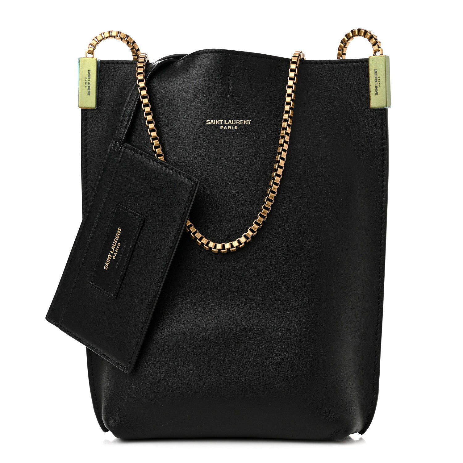 Saint Laurent Calfskin Mini Suzanne Hobo Black 1 of 9