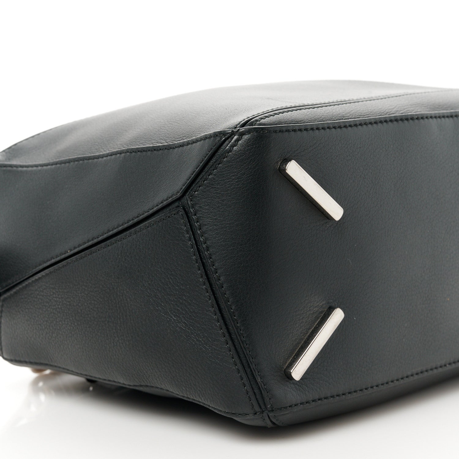 Loewe Calfskin Medium Puzzle Bag Black 8 of 9