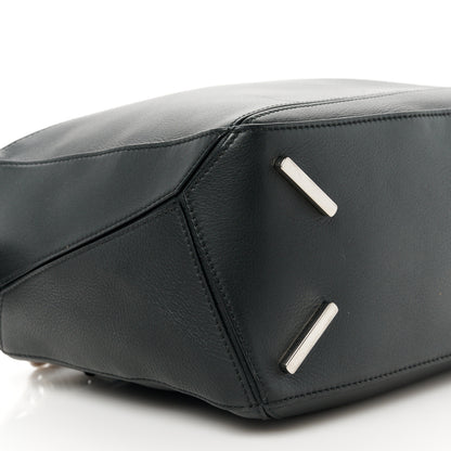 Loewe Calfskin Medium Puzzle Bag Black 8 of 9