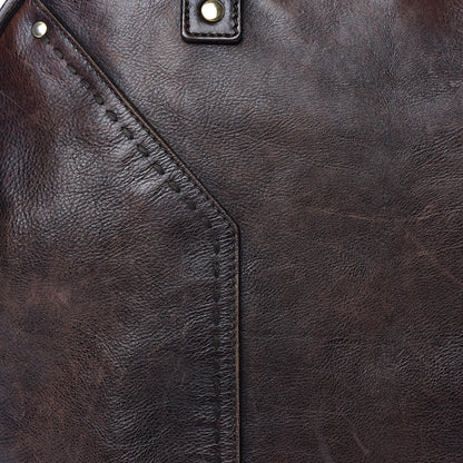 Saint Laurent Calfskin Oversized Muse Brown 17 of 25