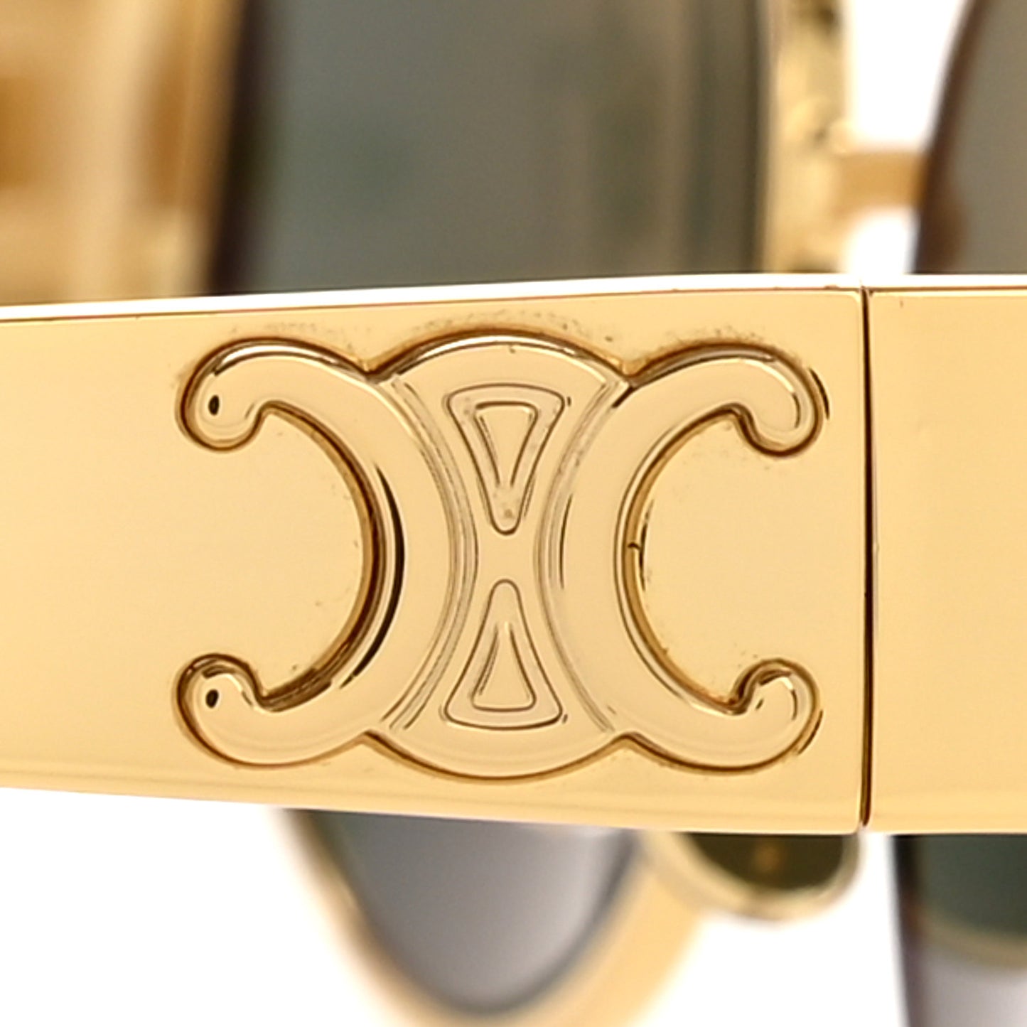 Metal Triomphe 01 Sunglasses CL40235U Gold Green
