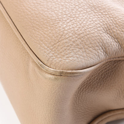 Gucci Pebbled Calfskin Small Soho Bowler Camelia 14 of 20