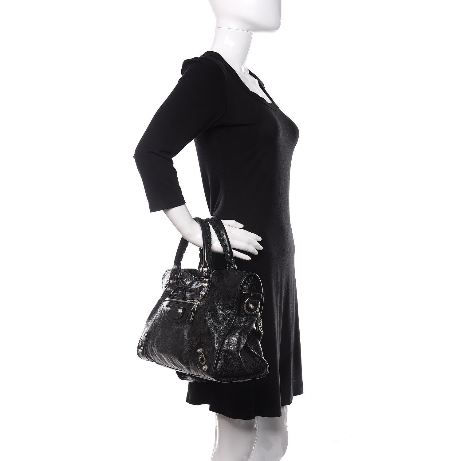 Balenciaga Agneau Giant 12 Silver Hardware City Black 2 of 9