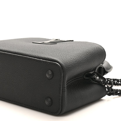 Louis Vuitton Matte Taurillon Capucines East West Mini All Black 9 of 10